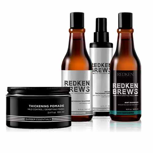 Redken Brews - Cuidados masculinos para a barba, cabelo e pele dos homens dentro e fora das barbearias e salões.